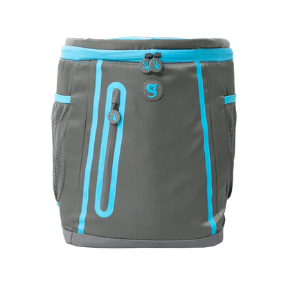 Opticool Backpack Cooler - Grey/Neon Blue