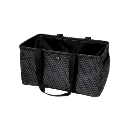 Large Utility Tote - Honeycomb Black