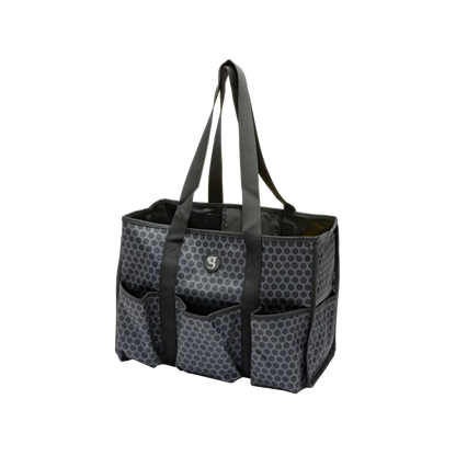 8 Pocket Tote - Black Honeycomb