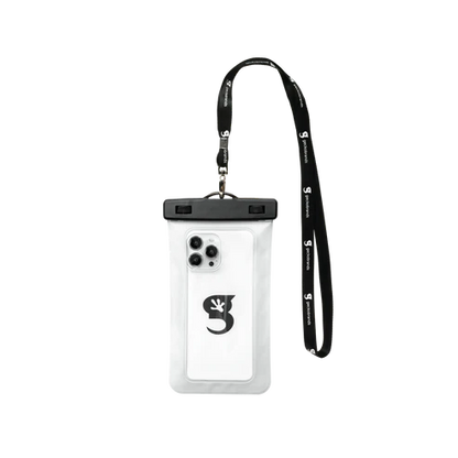 Waterproof Large Phone Dry Bag - White