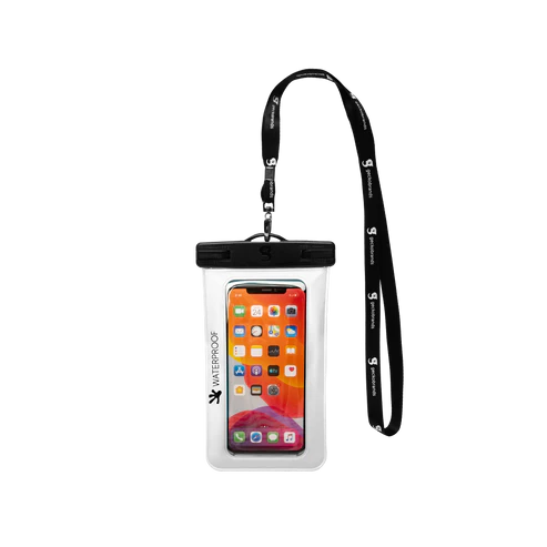 Waterproof Large Phone Dry Bag - White