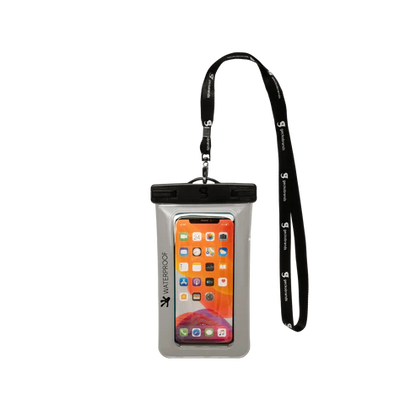 Waterproof Large Phone Dry Bag - Grey