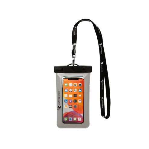 Waterproof Large Phone Dry Bag - Grey