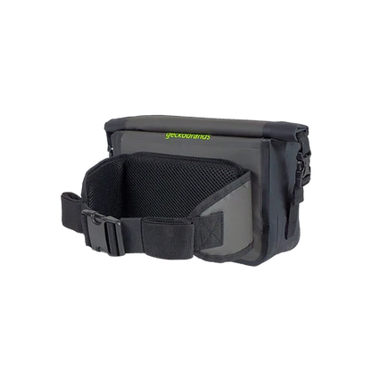 Waterproof Tarpaulin Waist Pack - Dark  Grey/Neon Green