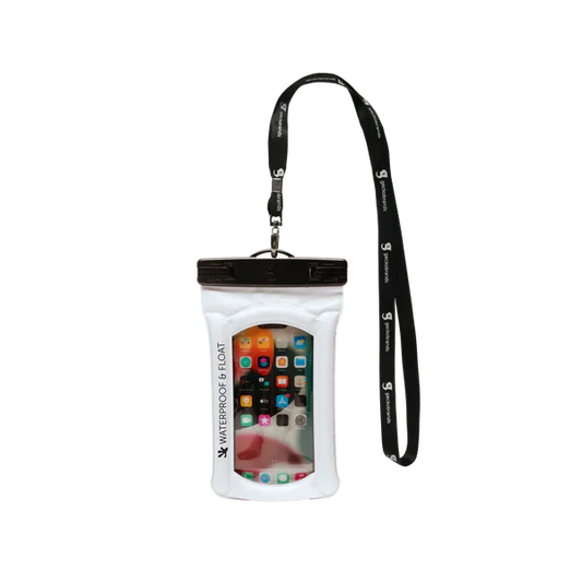 Float Phone Tote Dry Bag - White