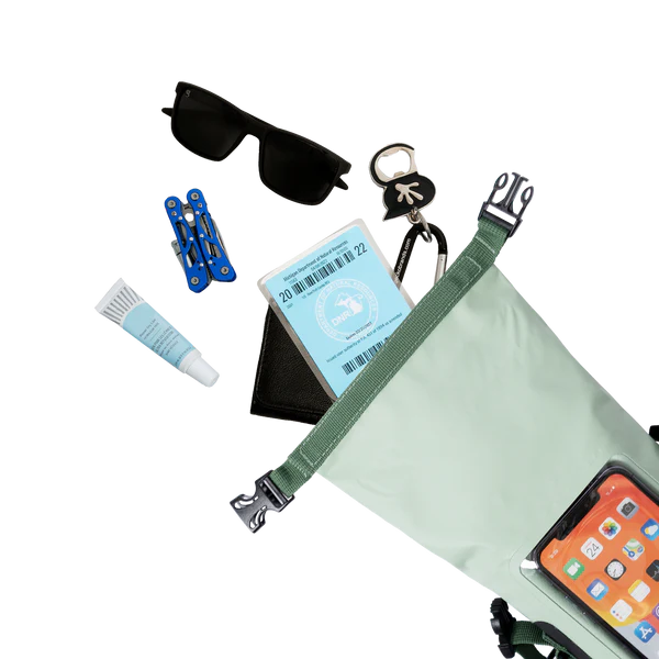 Phone Tote Dry Bag - Sage Green