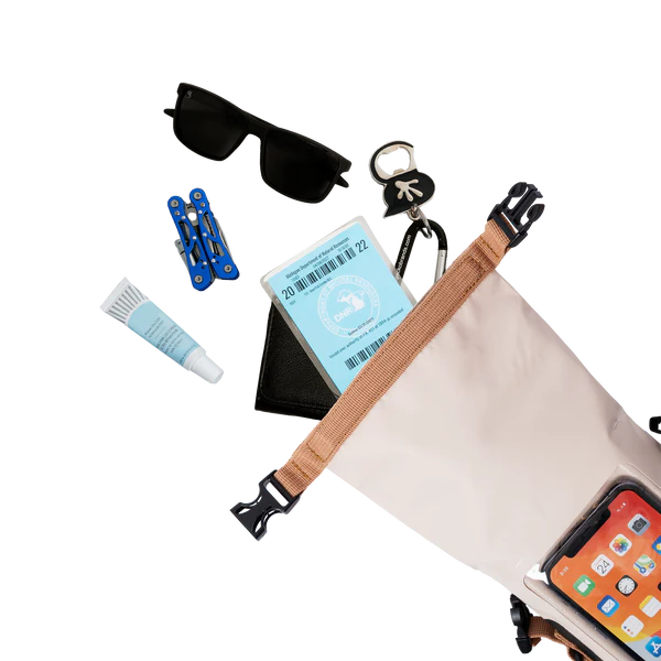 Phone Tote Dry Bag - Sand
