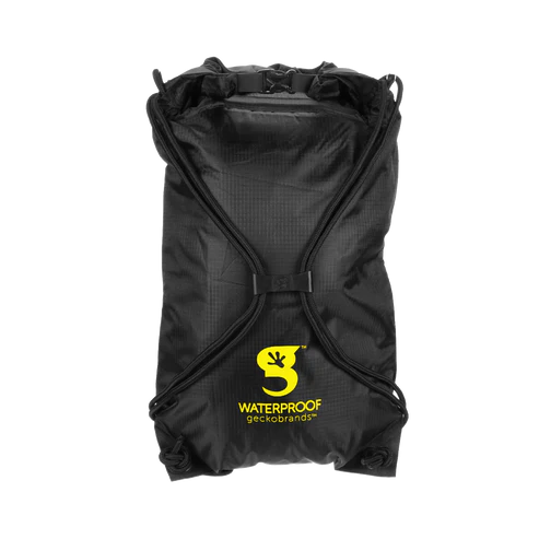 Drawstring WP Backpack - Black/Yellow