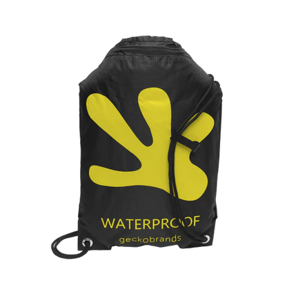 Drawstring WP Backpack - Black/Yellow