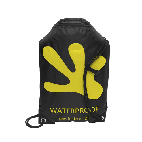 Drawstring WP Backpack - Black/Yellow
