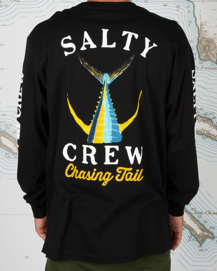 Tailed Classic L/S Tee BLK