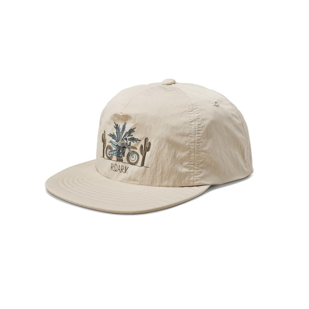 Moto Packable 5 Panel Bone