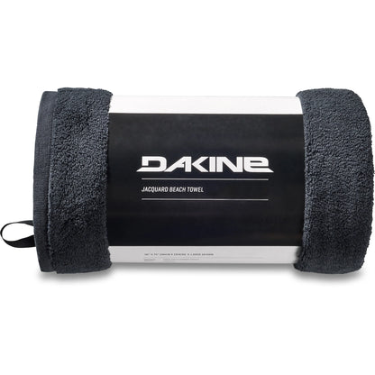 Jacquard Beach Towel - BLK