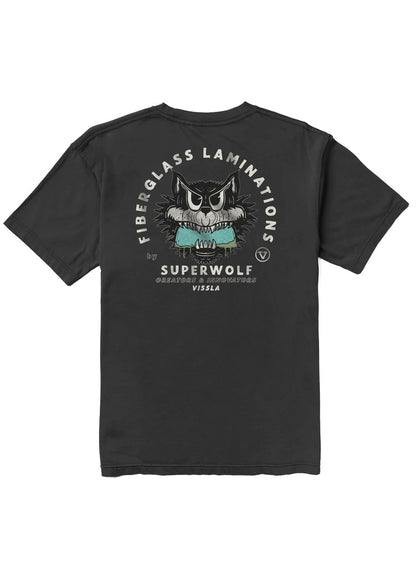 Super Wolf Kids Tee-BLK