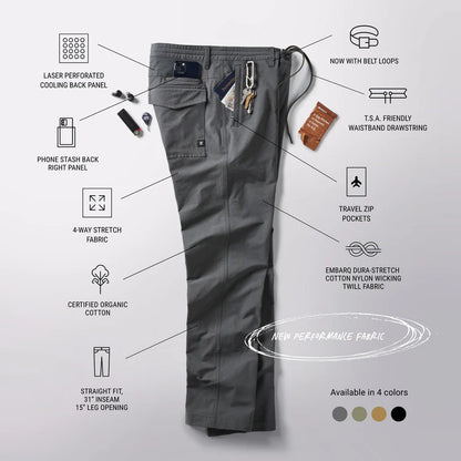 Layover Pro Traveler Pant Charcoal