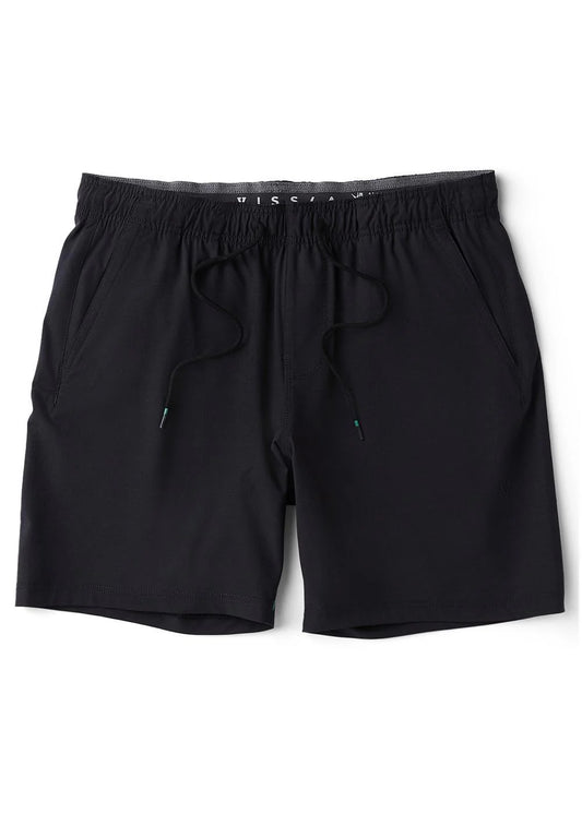 No See Ums Hybrid Eco 18" Elastic Walkshort-BLK