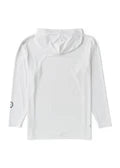 Twisted Eco Hooded LS Sun Shirt WHT
