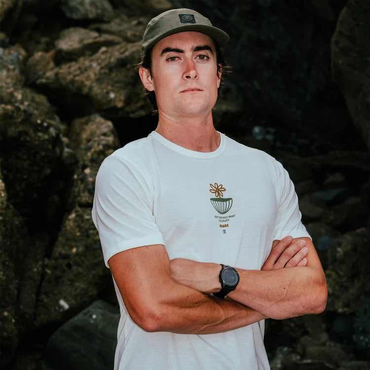 Mathis Active Graphic SS Tee - Unbleached