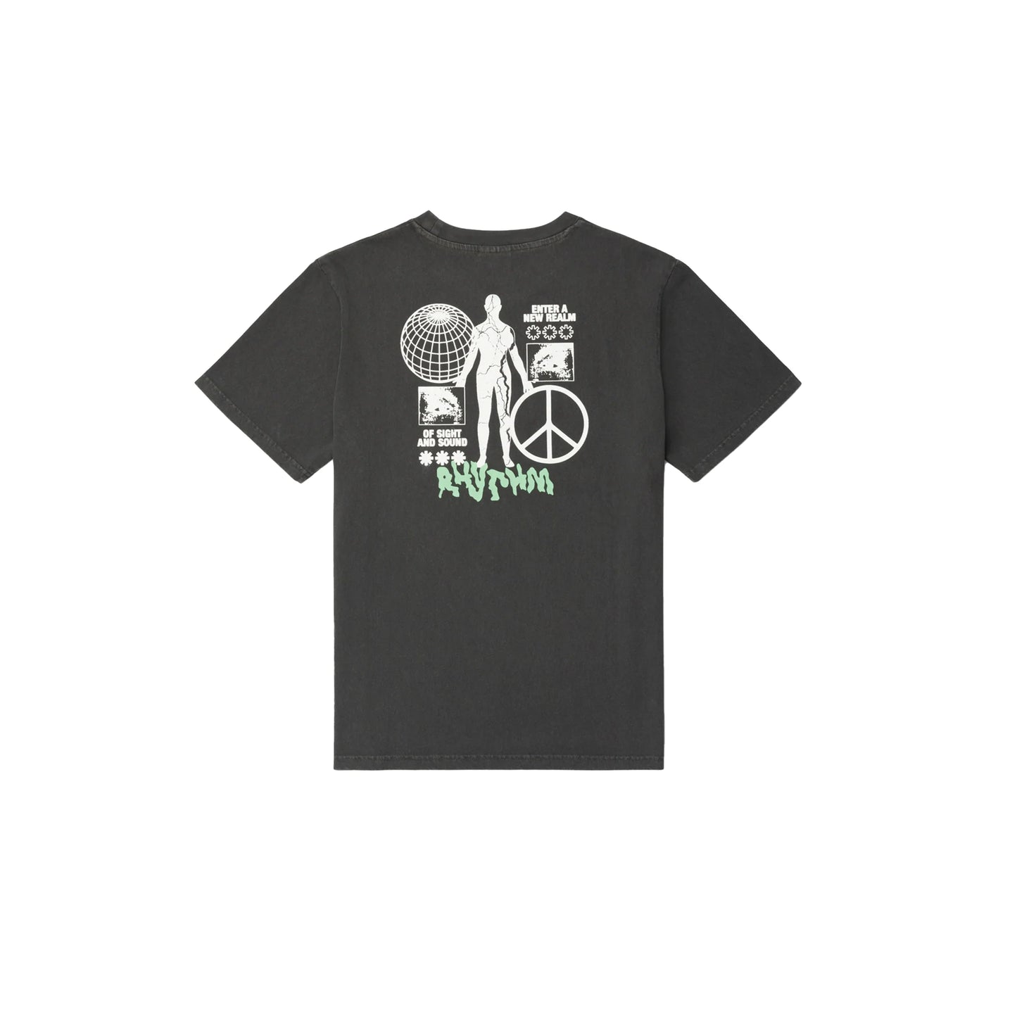 New Realm Vintage Ss T-Shirt BLK