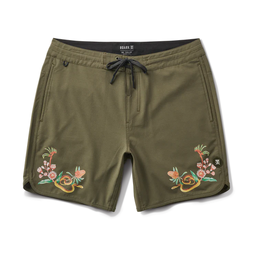 Chiller Boardshorts Scallop: Military
