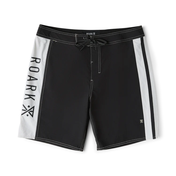 Passage Panel 18.5" Boardshorts Black/white