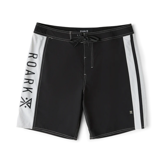 Passage Panel 18.5" Boardshorts Black/white