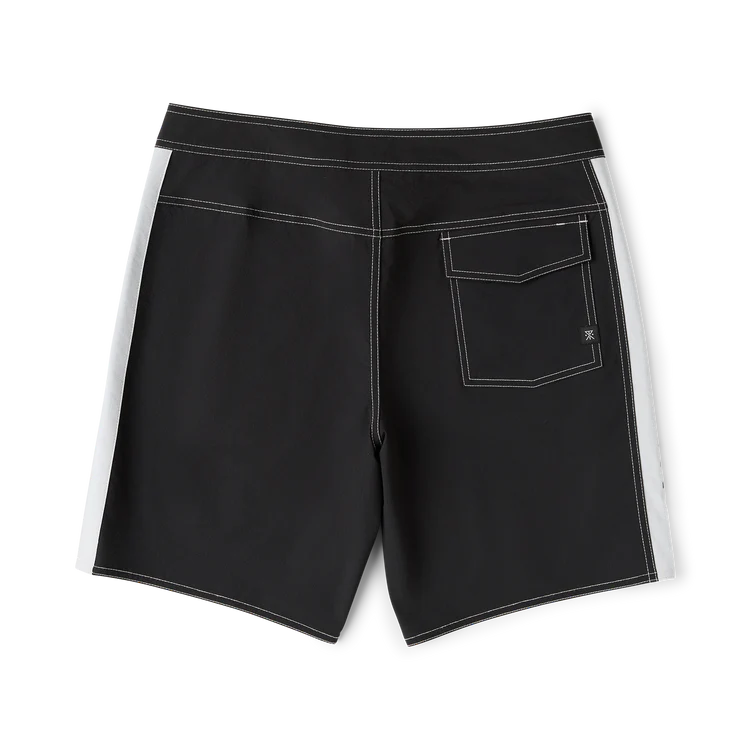 Passage Panel 18.5" Boardshorts Black/white