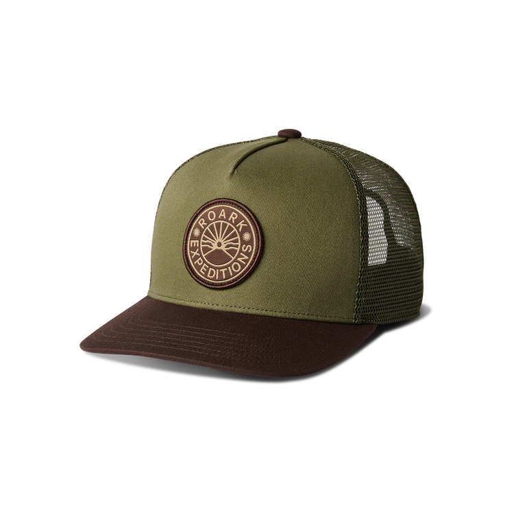 Station Trucker Snapback Hat Dark Military