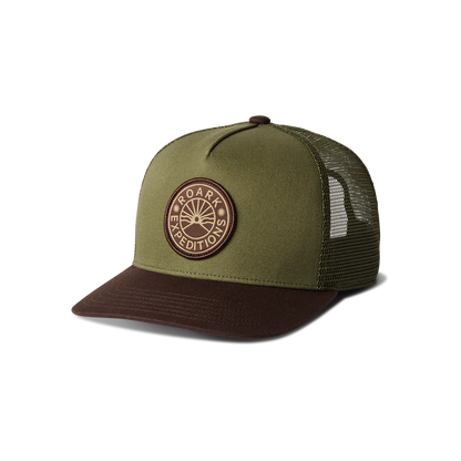 Station Trucker Snapback Hat Dark Military