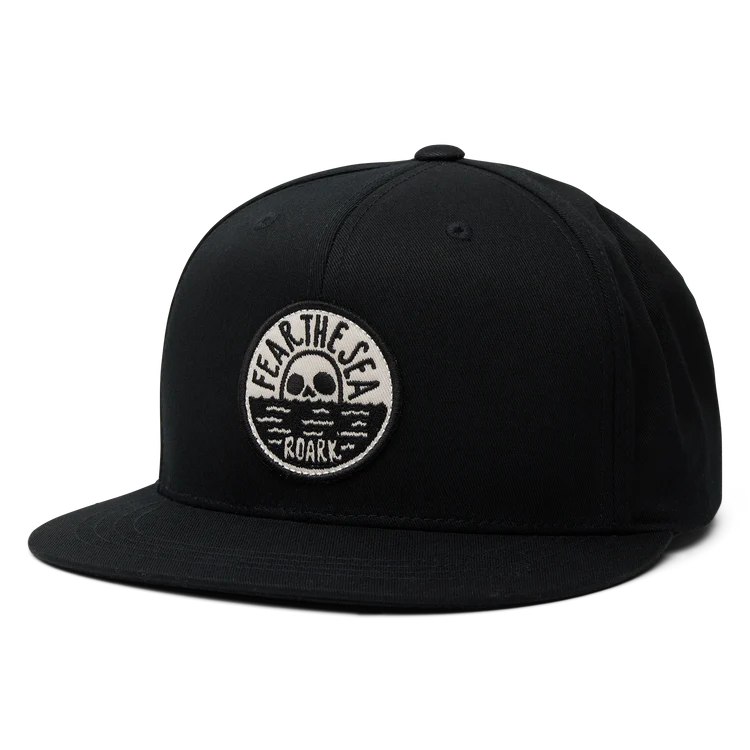 Fear The Sea Snapback Hat BLK