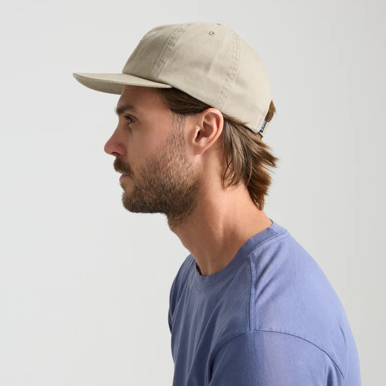 Made To Fade 6 Panel Strapback Hat Washed Fossil