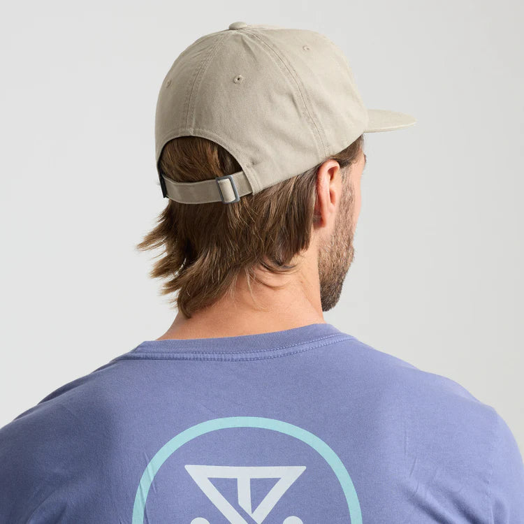 Made To Fade 6 Panel Strapback Hat Washed Fossil