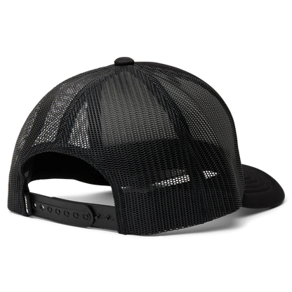 Foam Trucker Global Snapback Hat Black