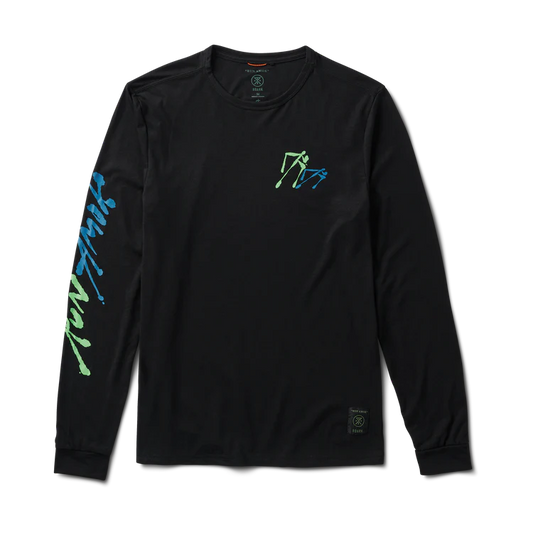 Mathis Long Sleeve Active Tee Black Fjord