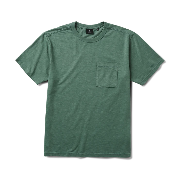 Well Worn Organic SS Tee - Slate Green