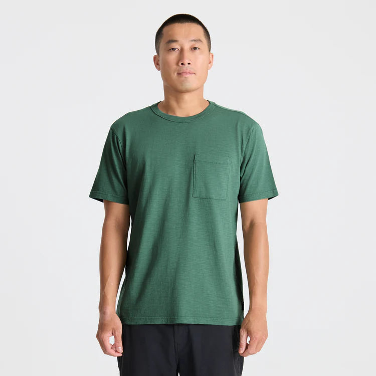 Well Worn Organic SS Tee - Slate Green