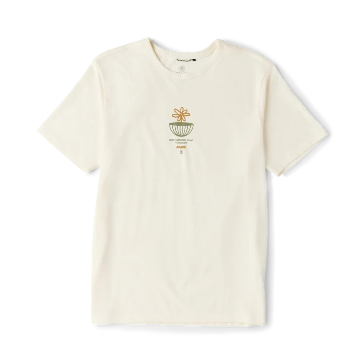 Mathis Active Graphic SS Tee - Unbleached