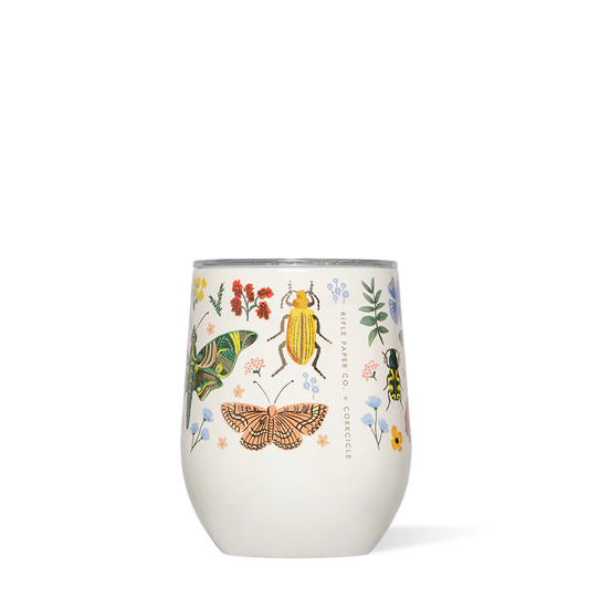 Stemless - 12oz Rifle Paper - Curio Cream