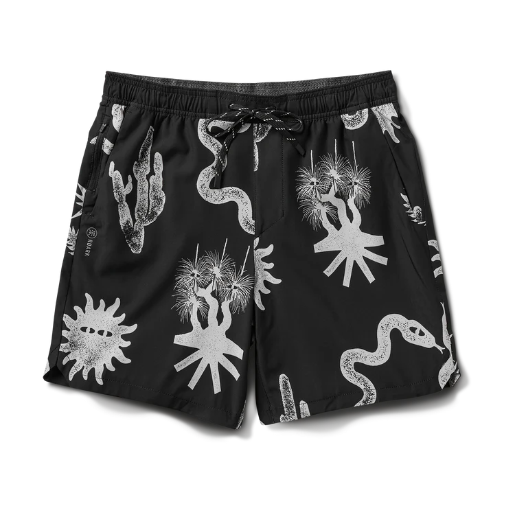 Serrano 7" Shorts Black & White