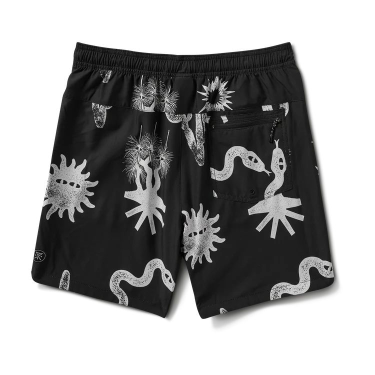 Serrano 7" Shorts Black & White