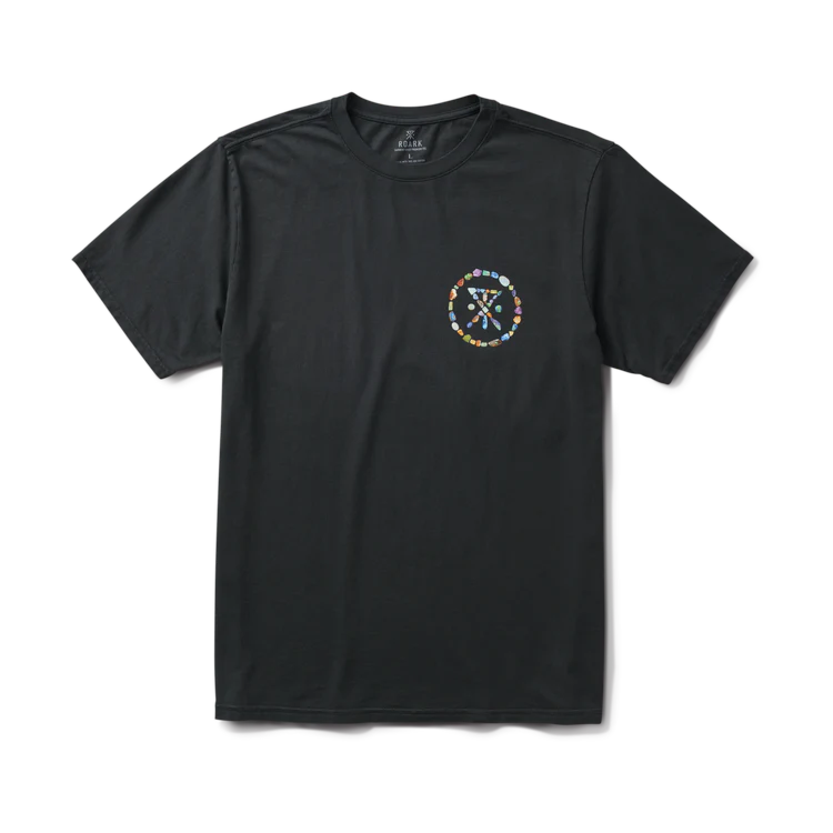 Opal Palm Premium Tee - Black