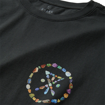 Opal Palm Premium Tee - Black