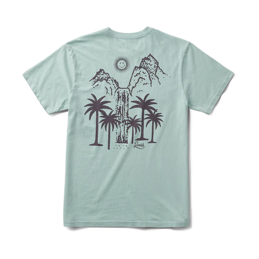 Palm Gorge Premium Tee - Harbor