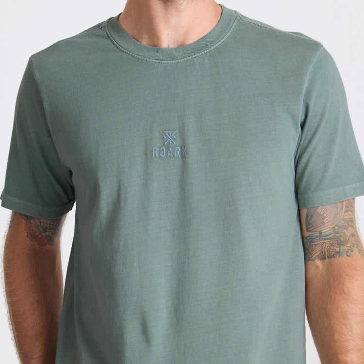 Safecamp Embroidery Premium Tee - Dusty Green