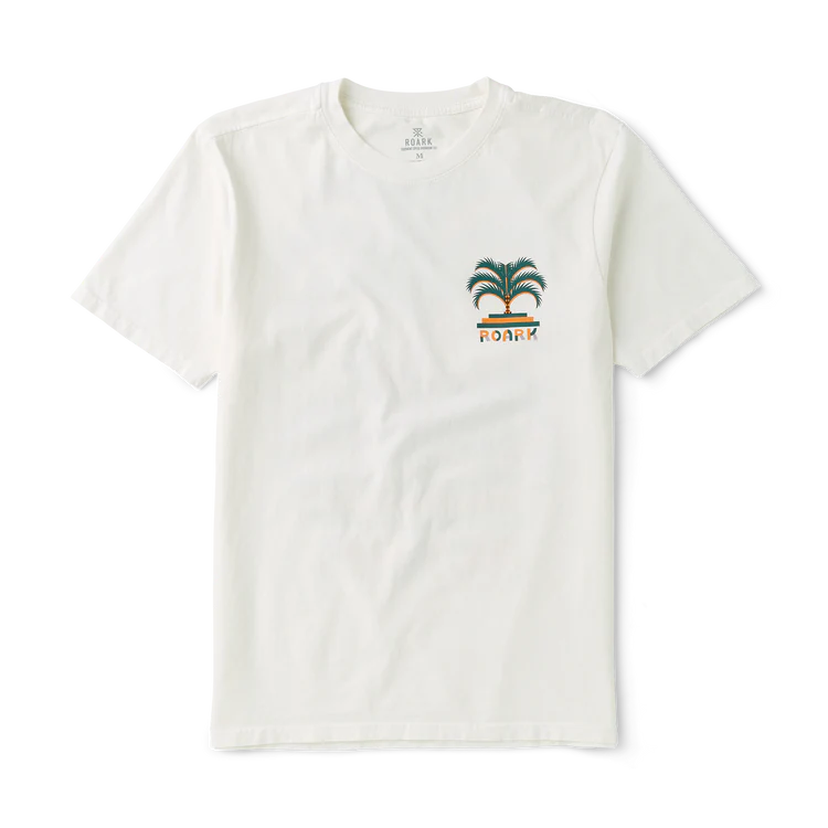 Moto Palm Premium Tee - Off White