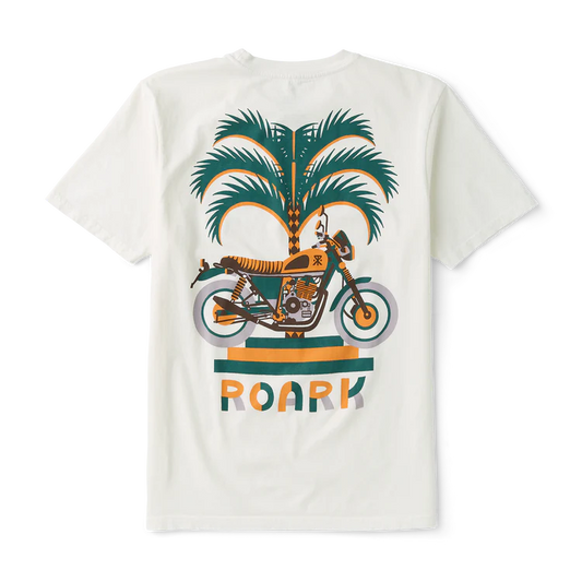 Moto Palm Premium Tee - Off White
