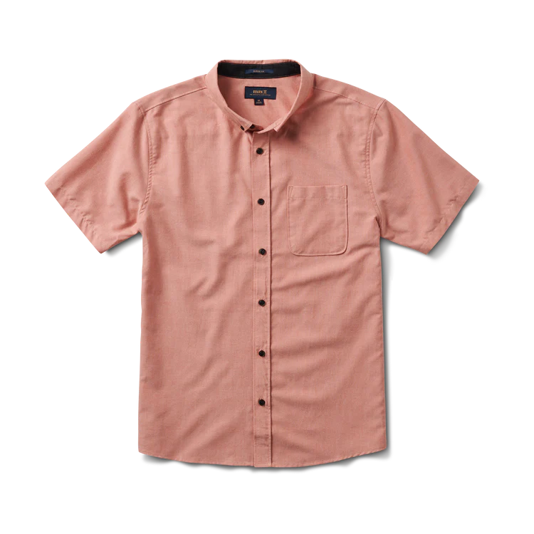 Scholar Oxford SS Woven SAF Saffron Red