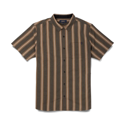 Journey SS Button Up Shirt - Dark Military