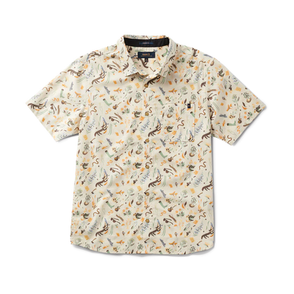 Journey S/S Shirt Bendik Almond Paste