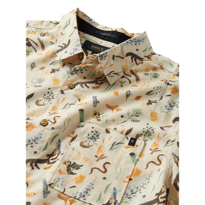 Journey S/S Shirt Bendik Almond Paste